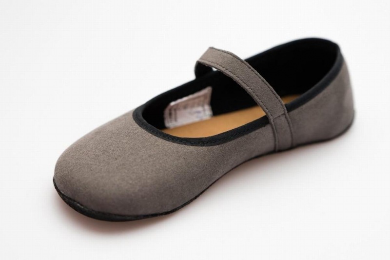 Ahinsa Ananda Suede Bosonogi Balerina Ženske Sive | XJP4662NV